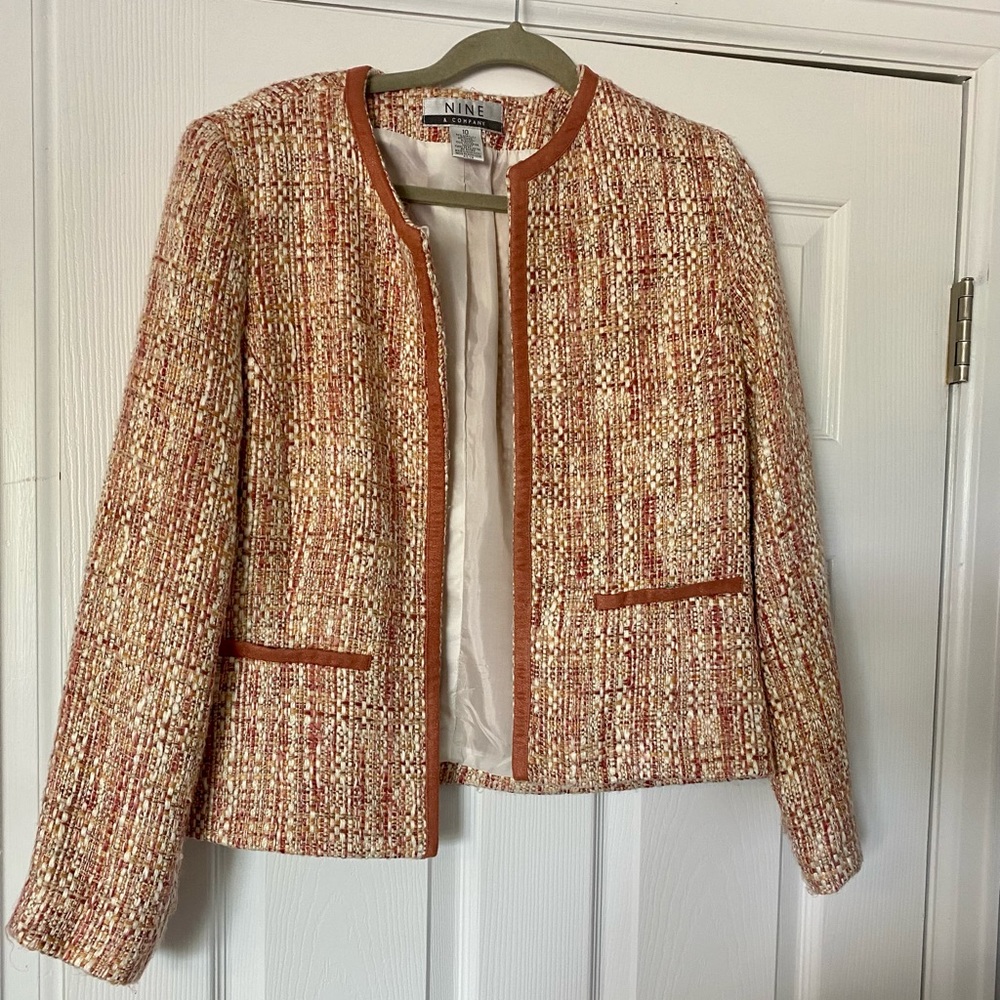 Nine & Co Tweed Pink Blaze